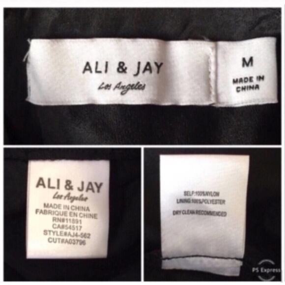 Ali & Jay Silver Metallic Ai Yai Yai Sequined Dress Size Medium - Picture 8 of 8